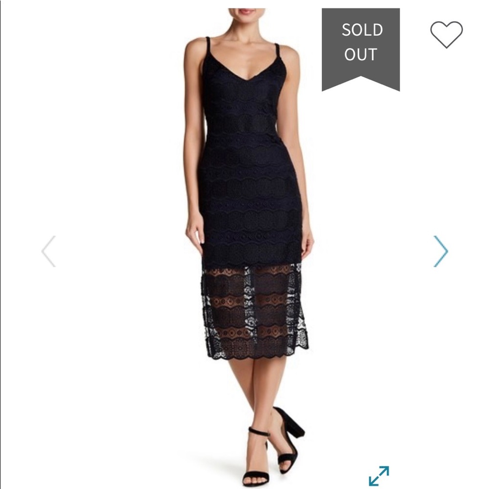 Betsey Johnson lace midi dress